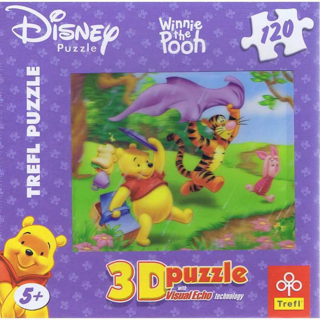 Winnie the Pooh, 3D, 120 brikker
