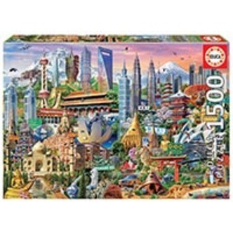 Asia Landmarks - 1500 brikker