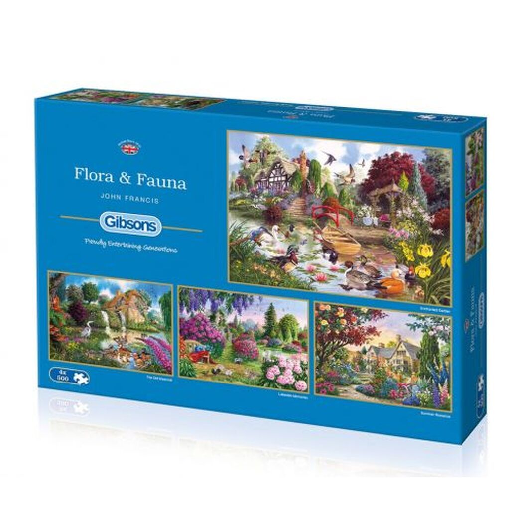 Flora  Fauna - 4x500 brikker