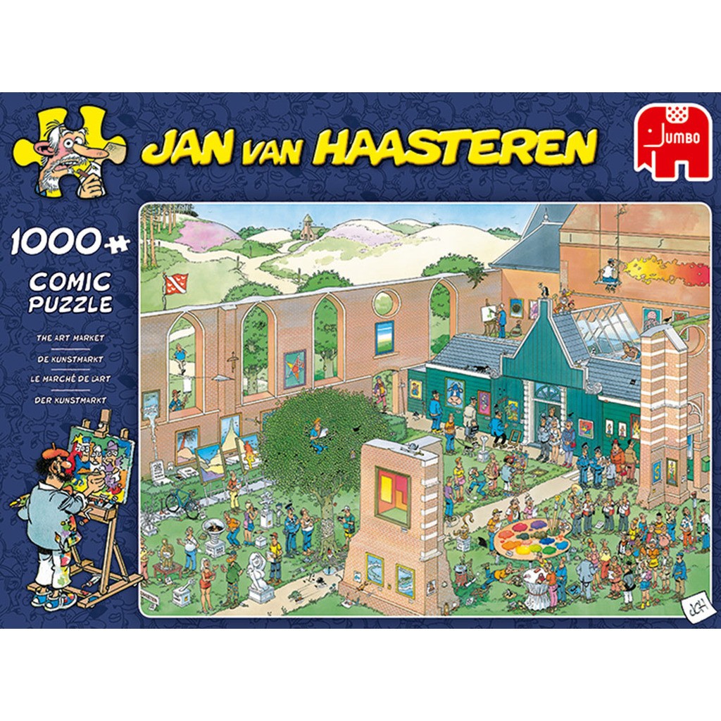 Jan van Haasteren - The Art Market - 1000 Brikker
