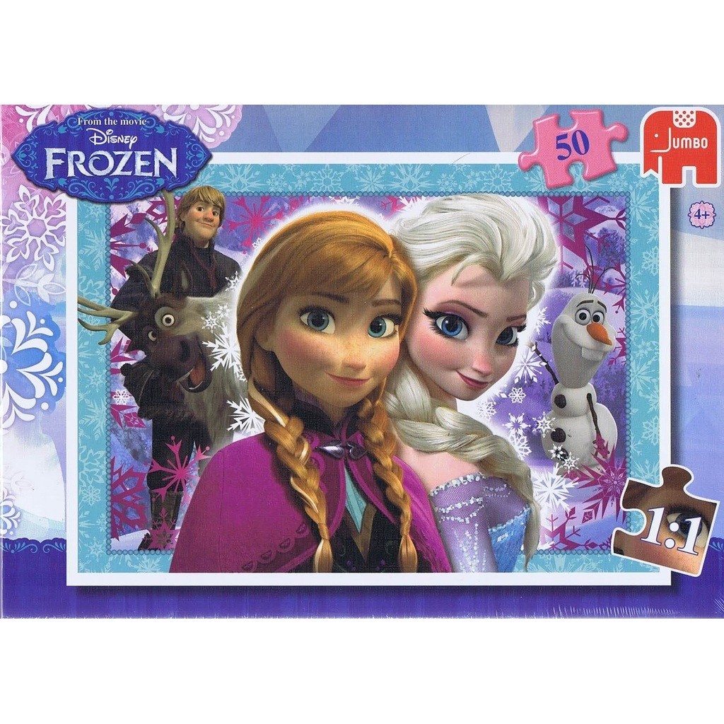 Frozen Anna og Elsa - 50 brikker