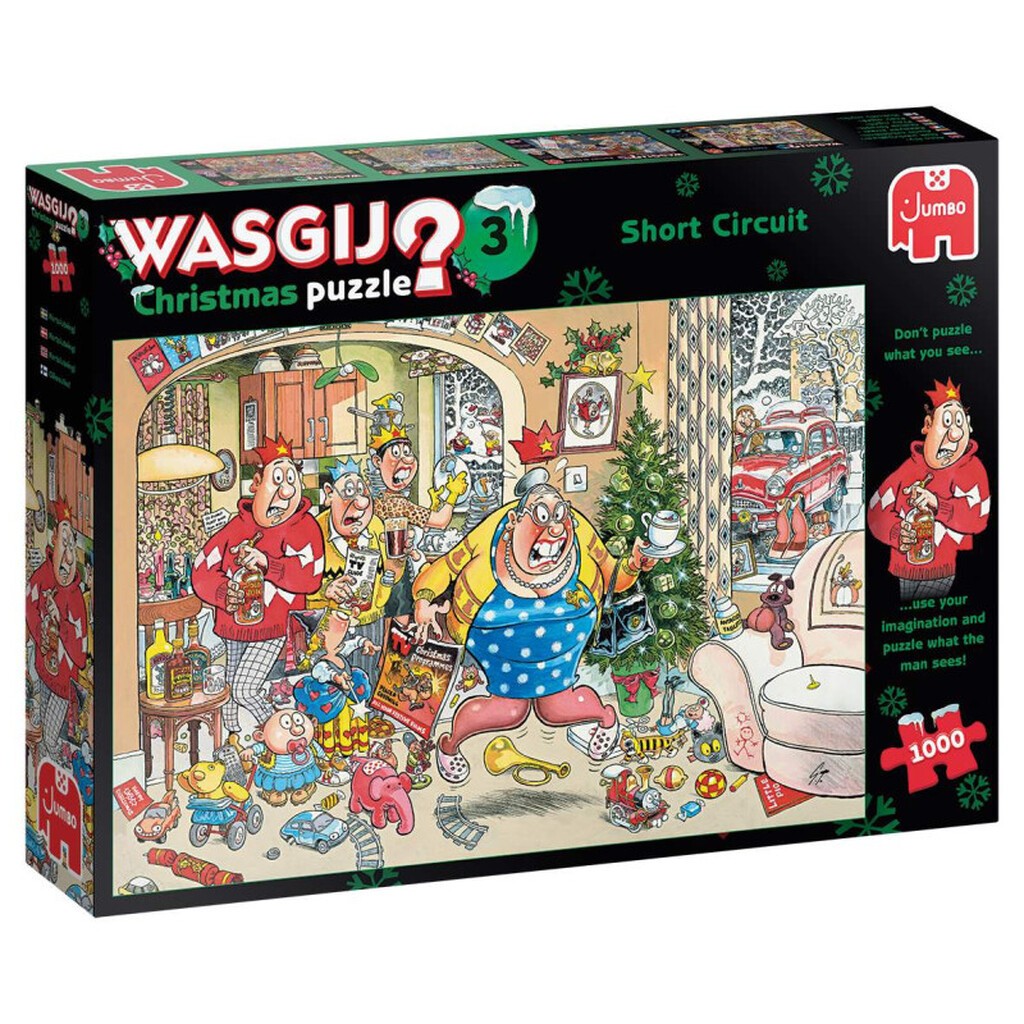 Wasgij? Christmas #3 Short Circuit - 1000 brikker