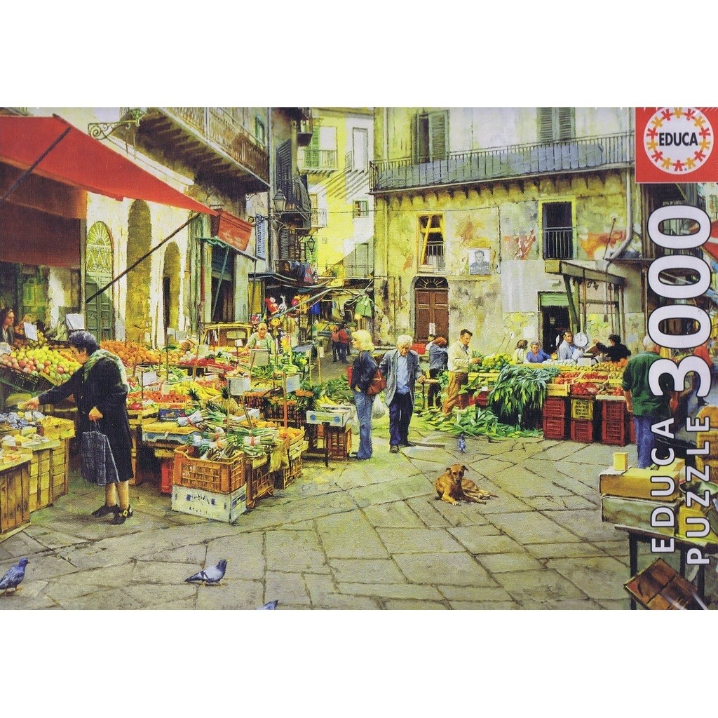 La Vucciria Market, Palermo - 3000 brikker