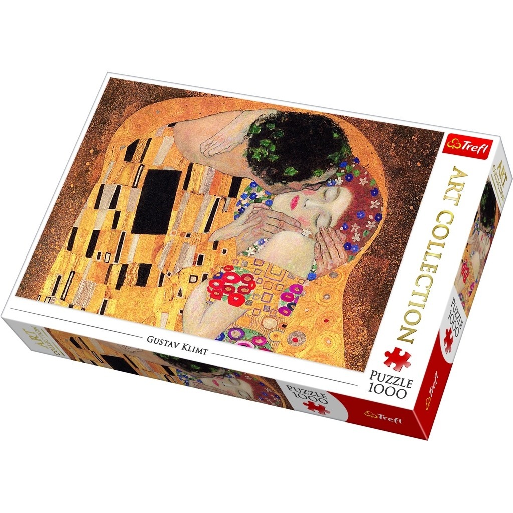 Kysset - Gustav Klimt - 1000 brikker