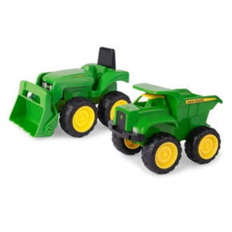 Big Scoop, John Deere Mini Traktor Og Dump Truck - TraktorDump Truck - Legekammeraten.dk