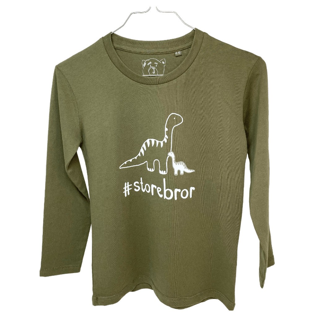 #Storebror T-Shirt L/S, New Army - Storebror T-Shirt - Legekammeraten.dk