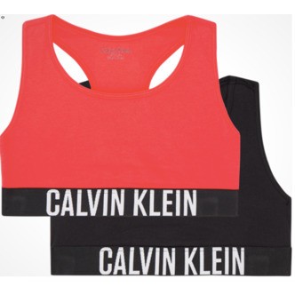 Calvin Klein Bralette Redhot/Black - Legekammeraten.dk