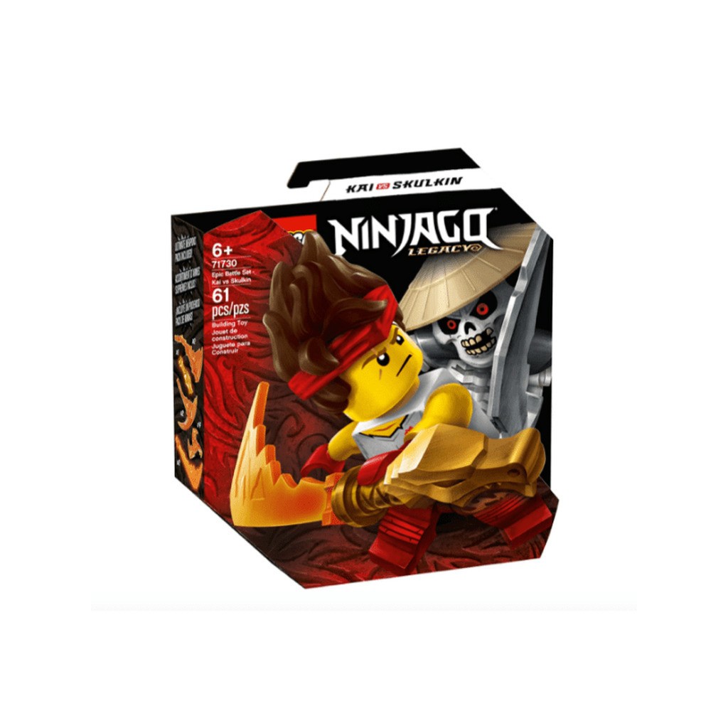 LEGO Ninjago Episk Kampsæt  -  Kai Mod Skulkin-Kriger - Lego Ninjago - Legekammeraten.dk