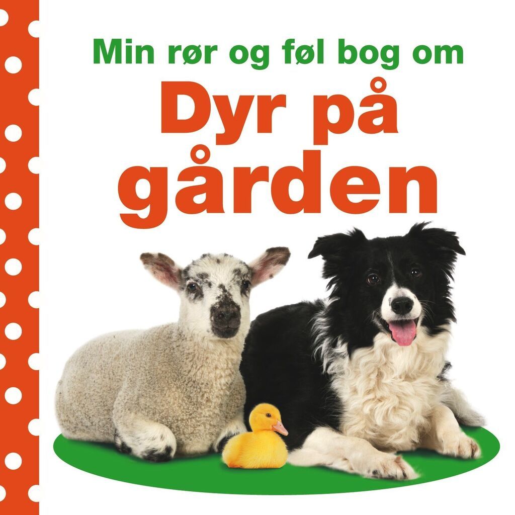 Børnebog Min rør og føl bog om Dyr på gården - rør og føl bog - Legekammeraten.dk