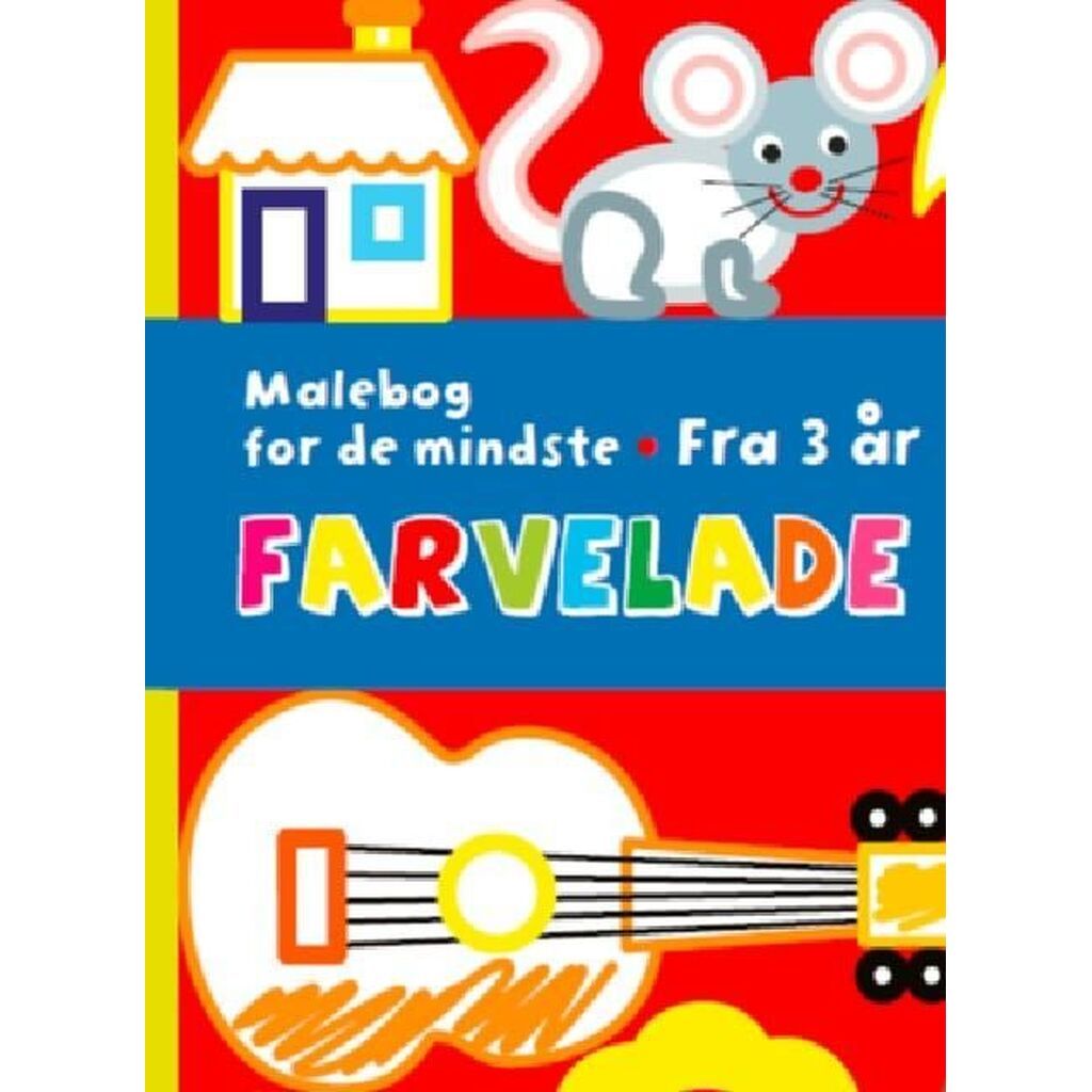 Farvelade Malebog For De Mindste 3 År+ - Legekammeraten.dk