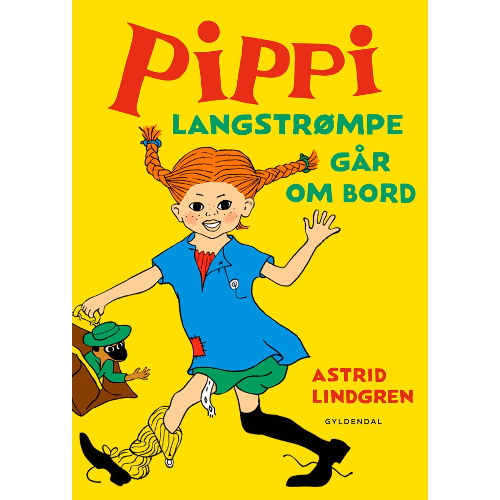 Børnebog, Pippi Langstrømpe Går Om Bord - Børnebog - Legekammeraten.dk