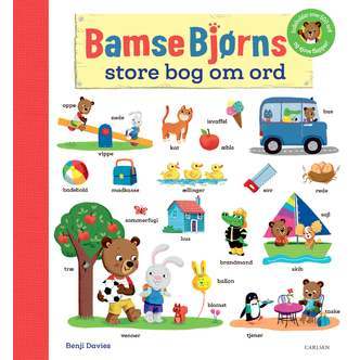 Børnebog, Bamse Bjørns Store Bog Om Ord - Børnebog - Legekammeraten.dk