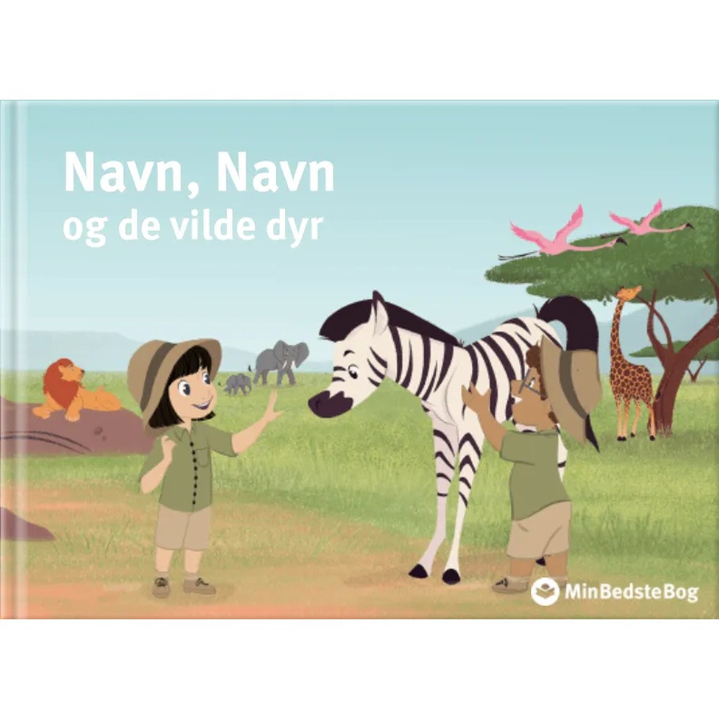 Personlig børnebog: Børnebog om vilde dyr | Min Bedste Bog