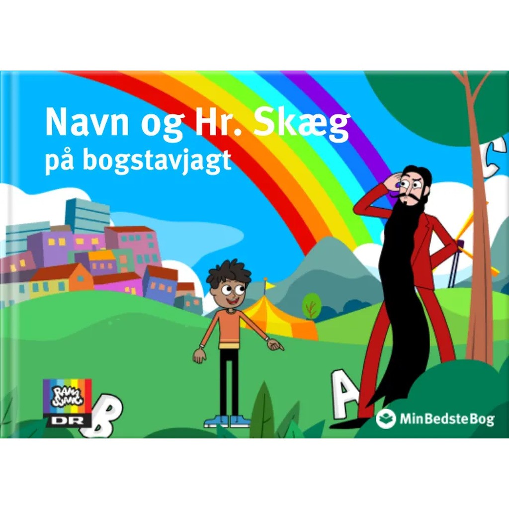 Personlig børnebog: Børnebog om Hr. Skægs bogstavjagt | Min Bedste Bog