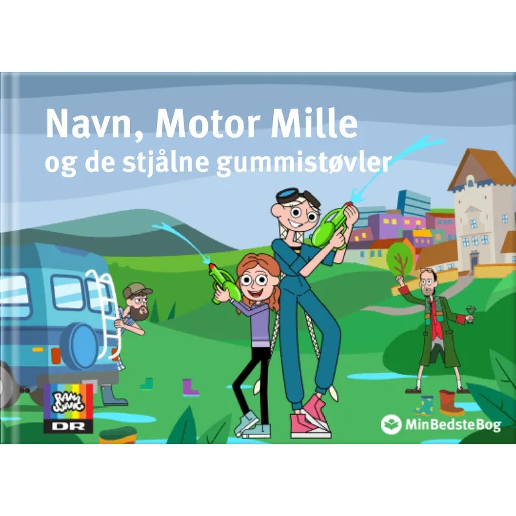 Personlig børnebog: Børnebog om Motor Mille | Min Bedste Bog
