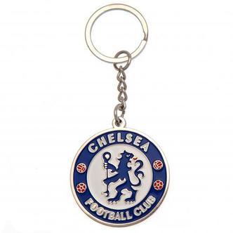 Chelsea F.C. Logo Nøglering - 45mm x 45mm
