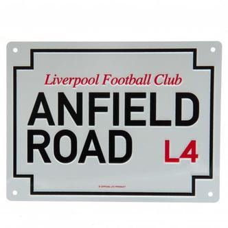 Liverpool FC Anfield Road skilt