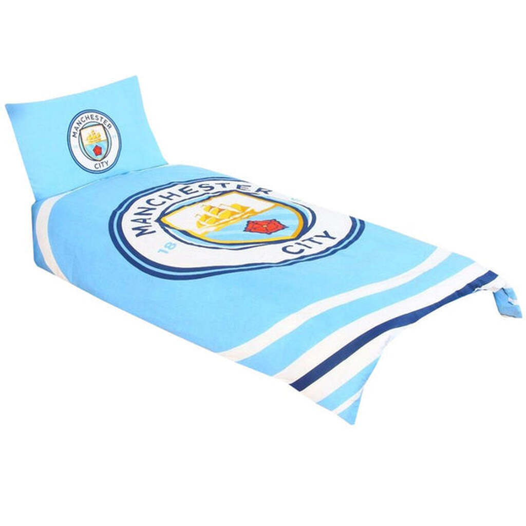 Manchester City FC Sengetøj - 200 cm. x 135 cm