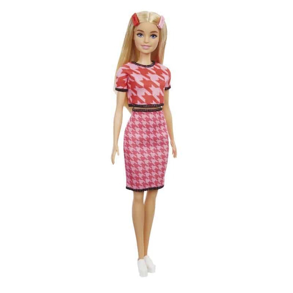 Barbie Fashionista Doll Houndstooth Top