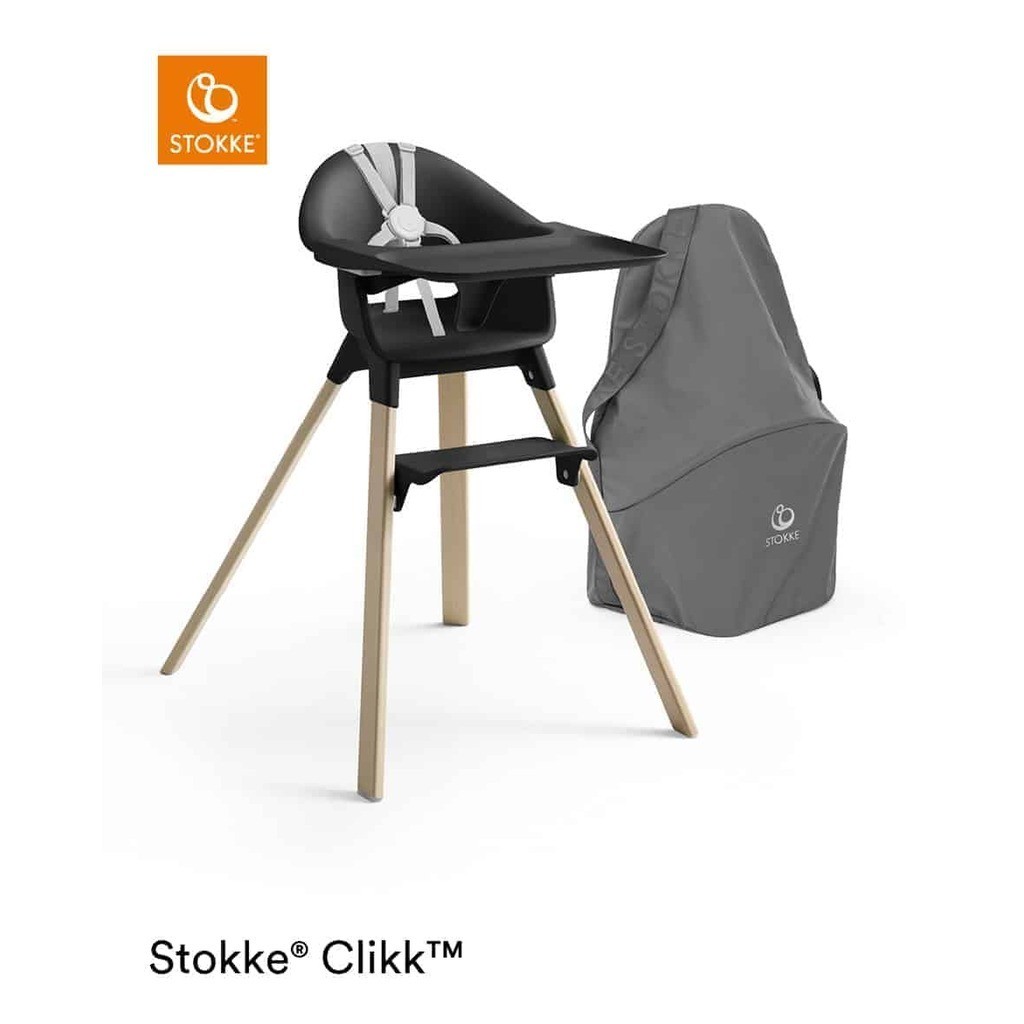 Clikk Stol Inkl. Rejsetaske - Sort Natural