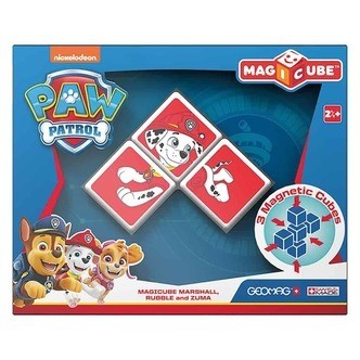 Geomag Magicube Paw Patrol Marshall, Rubble and Zuma