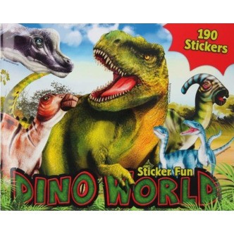 Dino World Sticker Fun m. 190 stickers