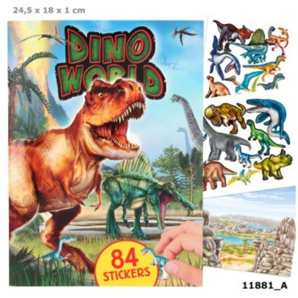 Dino World Create Your stickerbog m. 84 stickers