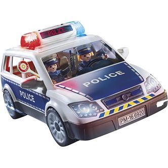 Playmobil politibil med lys og lyd, 35 dele/ 1 sæt, 35 dele