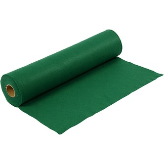 Hobbyfilt, B: 45 cm, tykkelse 1,5 mm, 180-200 g, grøn, 5 m/ 1 rl.
