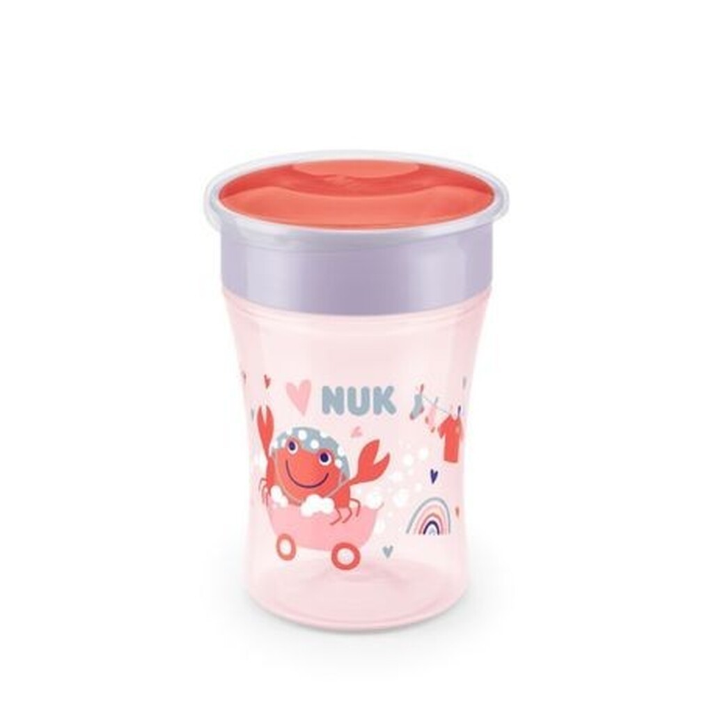 Nuk  Magic Cup - Kop, Drikkekop, Lyserød,  8+m