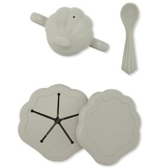 Konges Sløjd, Clam Set, Spisesæt I 3-dele, Leau, Findes I Flere Varianter