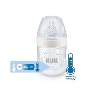 Nuk  Nature Sense, Sutteflaske, Hvid, S/150 Ml