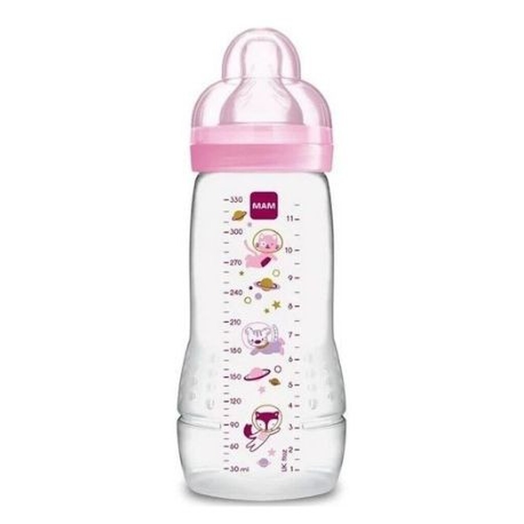 Mam,  Easy Active Baby Bottle, 330 Ml., Pink