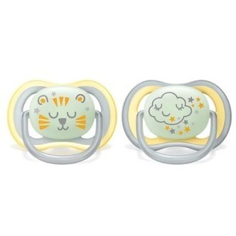 Philips Avent Ultra Air Night, Str. 3 (sut 18+ Mdr)., Symmetrisk - Silikone
