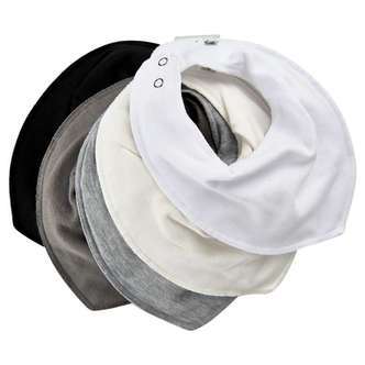 Pippi Bandana Savlesmække - 5-Pak (White)