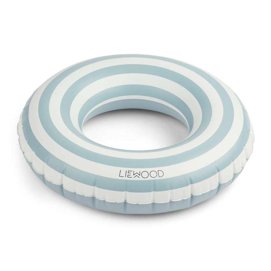 Liewood Baloo Badering - Stripes - Sea Blue/Creme de la Creme