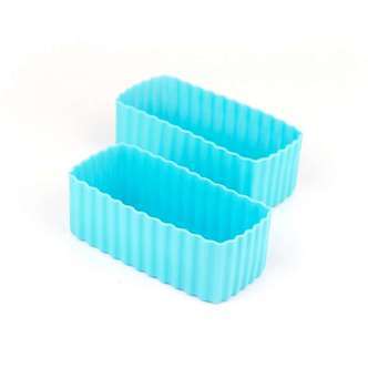 Little Lunch Box Co. Rektangulære Bento Cups - 2 stk. - Light Blue