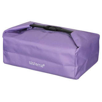 Sistema Køletaske - Bento Lunch Bag To Go - Misty Purple