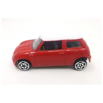 Legetøjsbil, rød Mini Cooper
