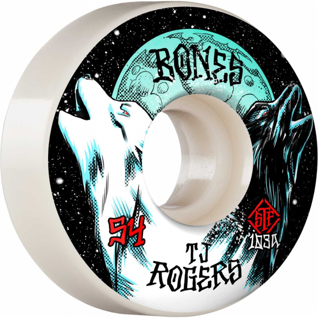 Bones Wheels PRO STF Skateboard Rogers Spirit Howl 54mm V3 Slims 103A 4-pack str. 54mm
