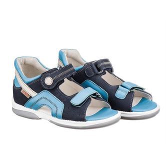Memo Szafir sandal, marine/blå - sandal med ekstra støtte