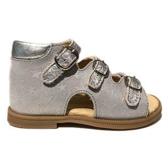 Sandal 'ala BabyBotte', grå/sølv