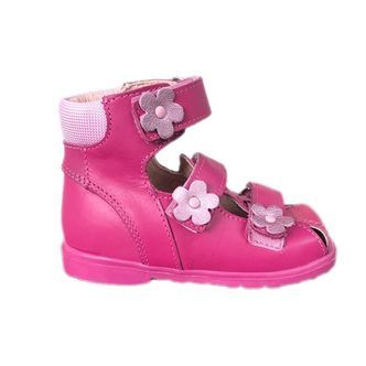 Dawid sandal, pink - sandal med ekstra støtte og lukket snude