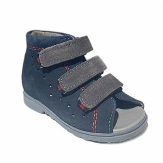 Dawid sandal, navy/grå - sandal med ekstra støtte