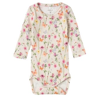 Name it Body - Folia - Blomster - Peyote Melange str. 50