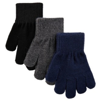 Mikk-line Magiske Strikvanter - 3 Pack - Blue Nights str. 4-7 år