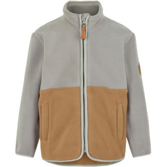 Mikk-line Fleecejakke - Neutral Gray str. 86