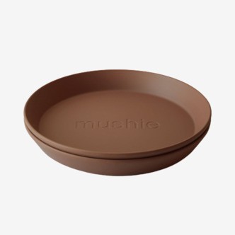 Mushie - 2 Pack Tallerken - Caramel