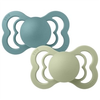 BIBS Supreme sut -Â 2 pack Island SeaSage str. 1 - Silicone