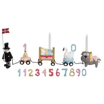 H.C. Andersen fødselsdagstog m.11 tal. Pige